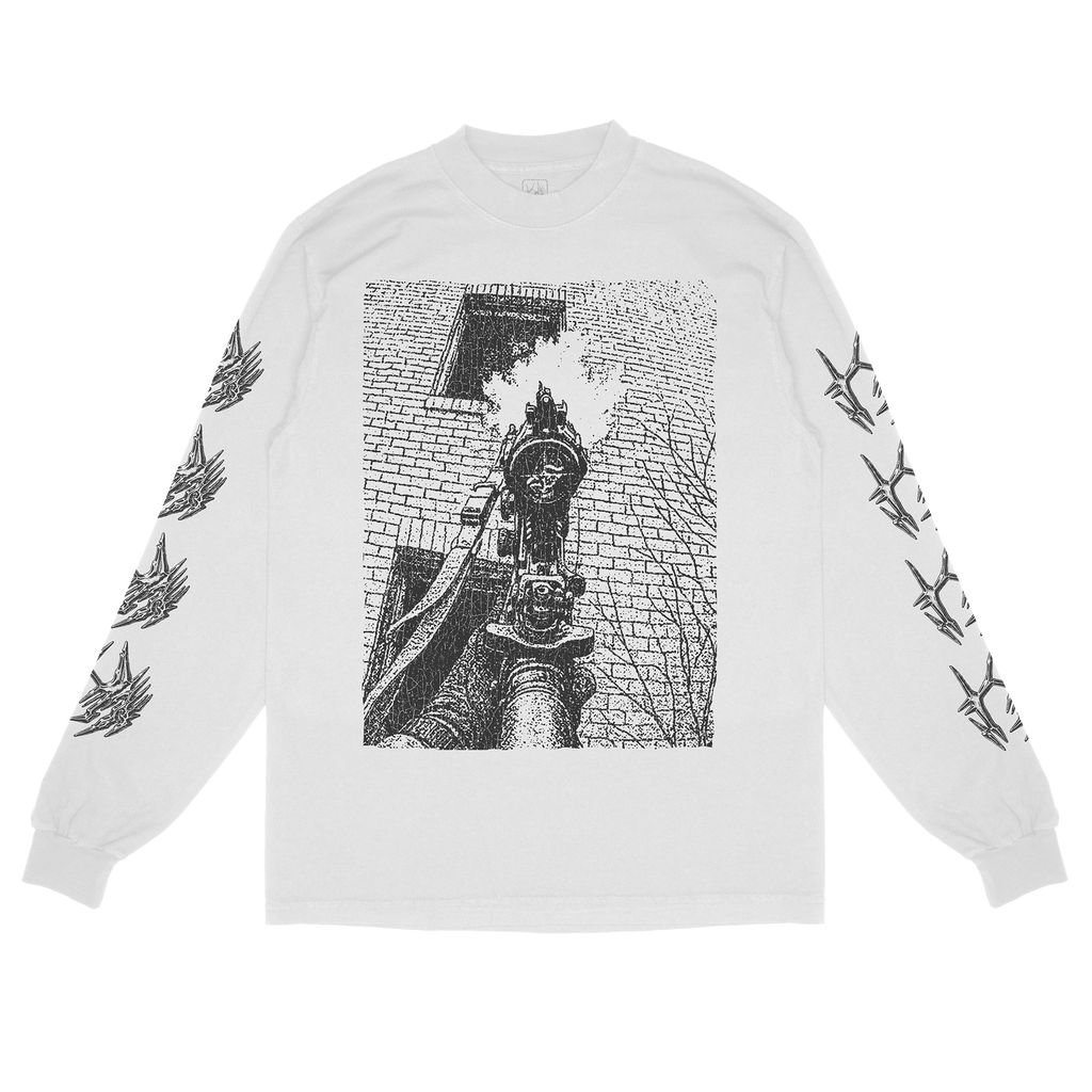 "SHOOTOUT" Longsleeve T-Shirt (White)