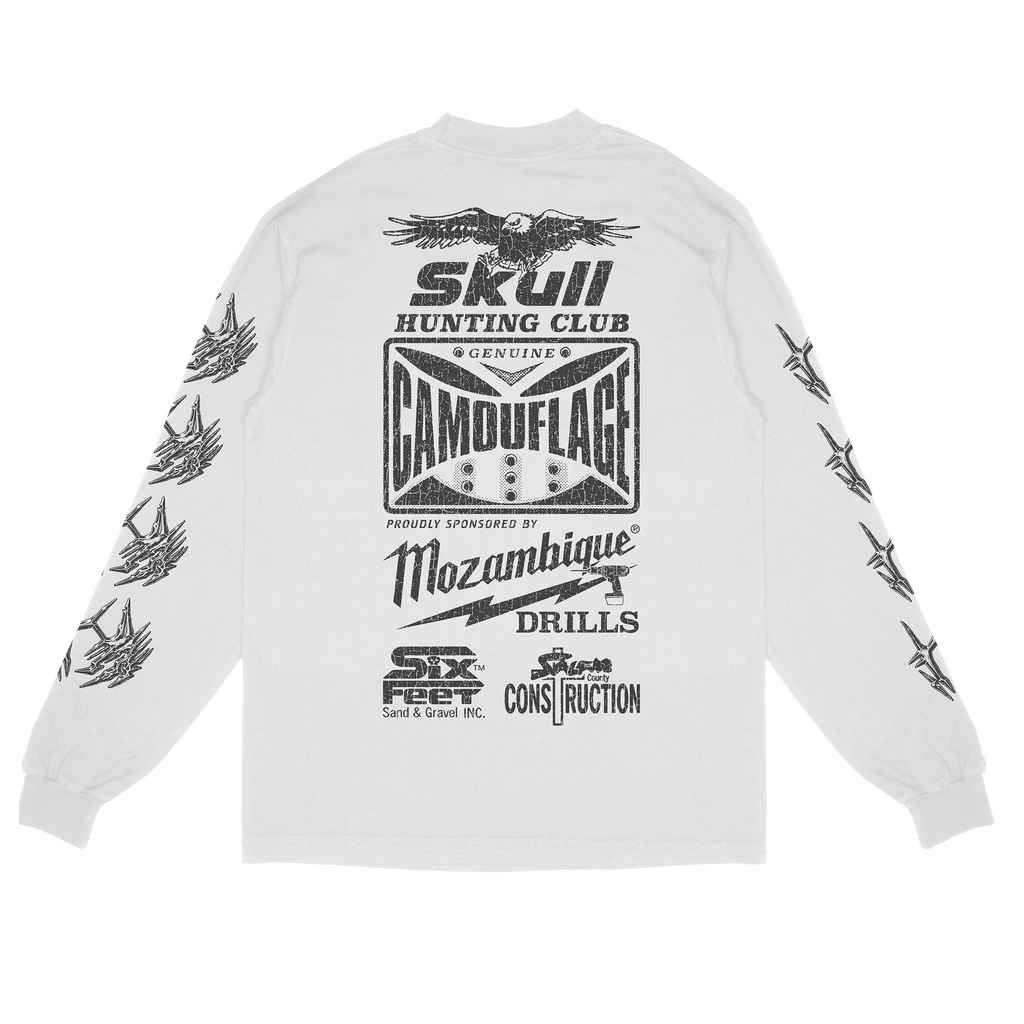 "SHOOTOUT" Longsleeve T-Shirt (White)